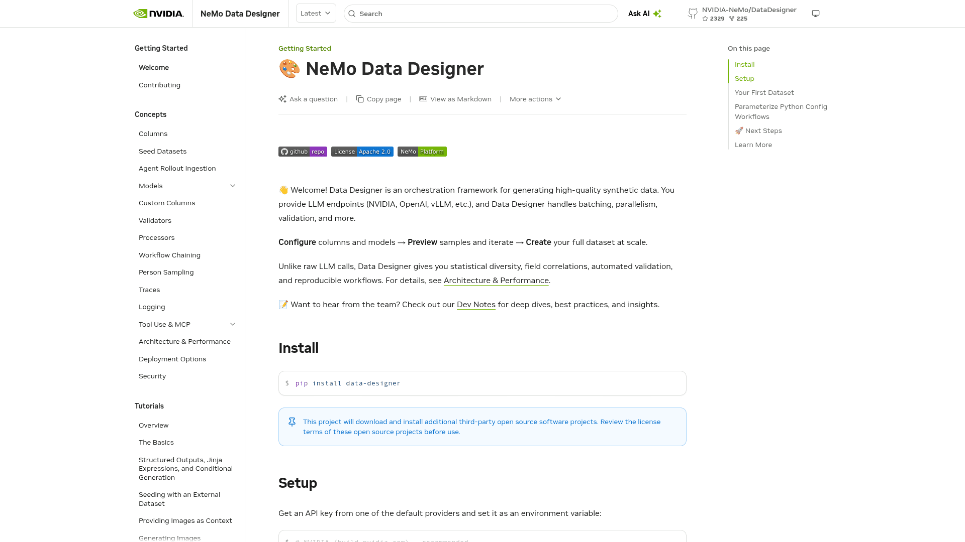 NeMo Data Designer - 1