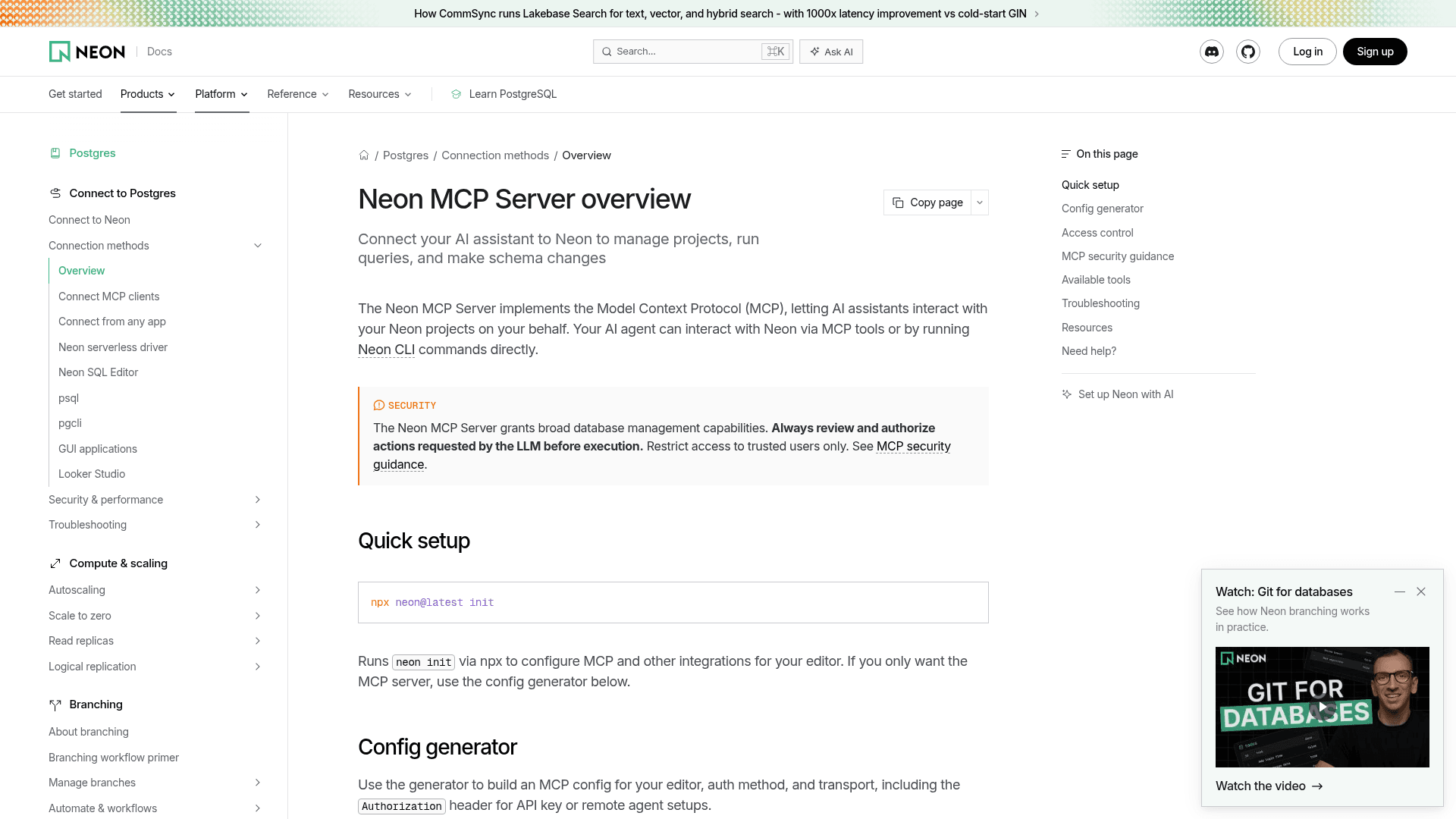 Neon MCP Server - 1