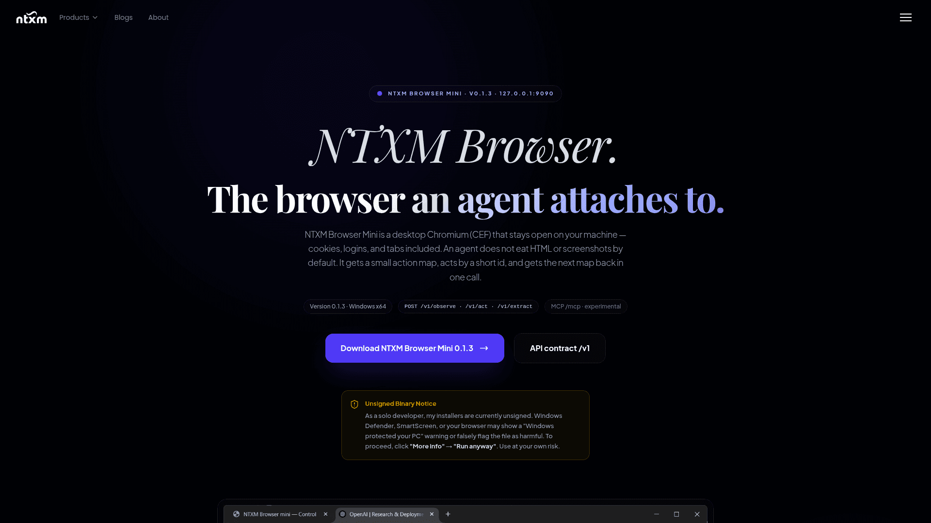 NTXM Browser Mini - 1
