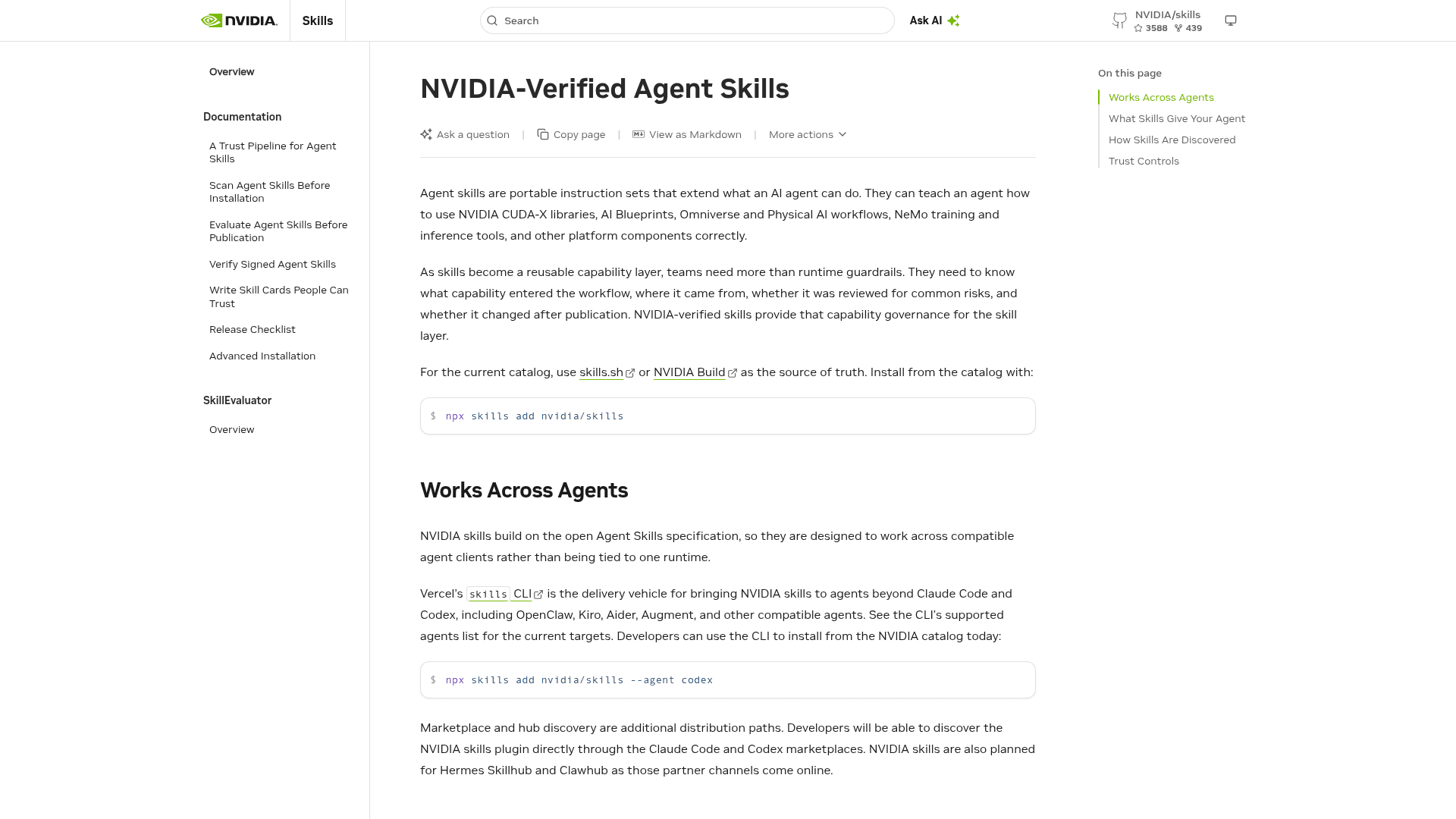 NVIDIA Agent Skills - 1