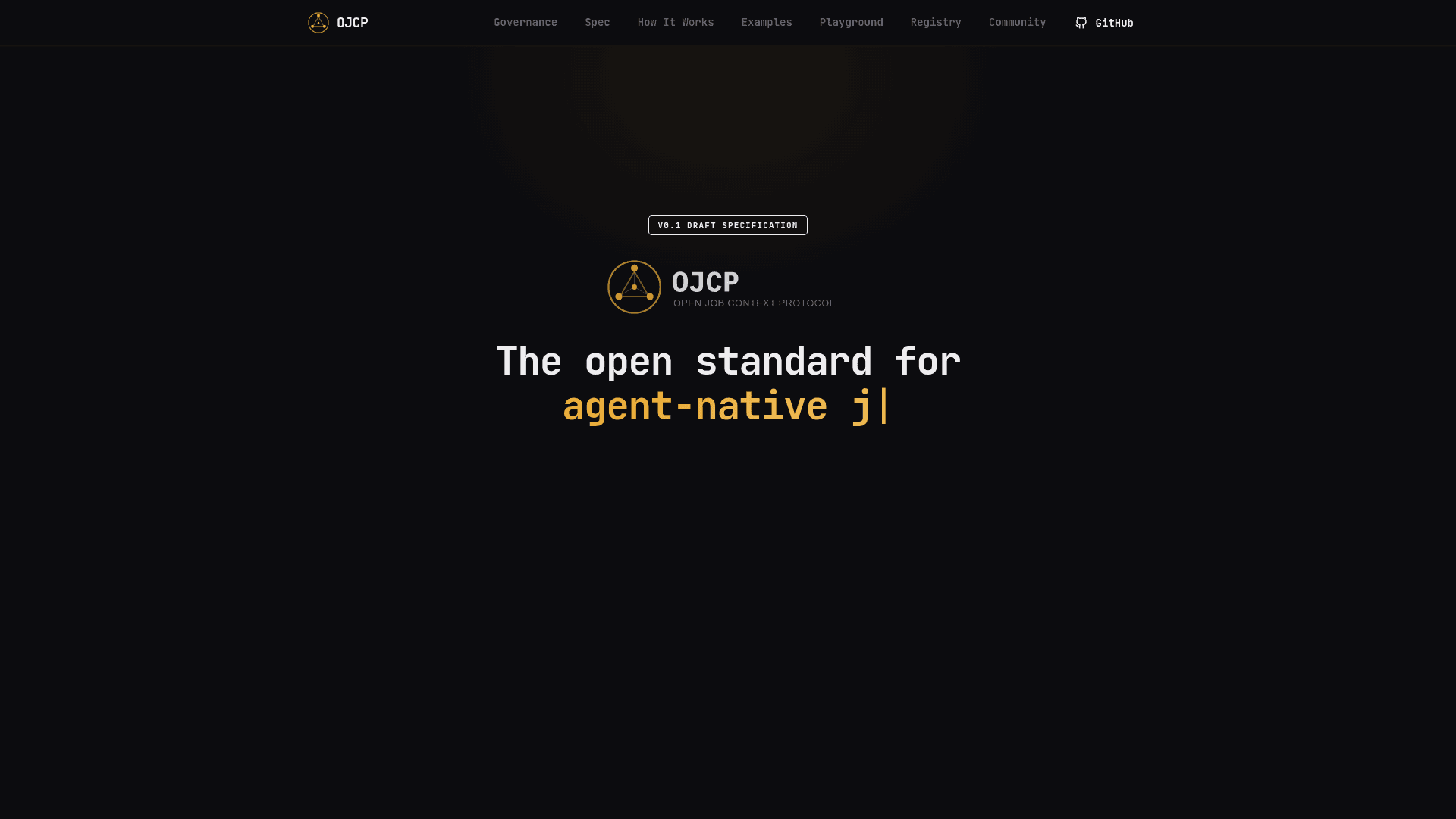 OJCP — Open Job Context Protocol - 1