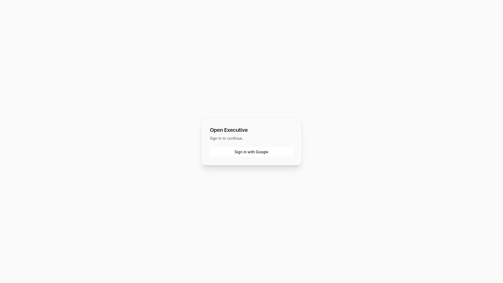 Open Executive - 1