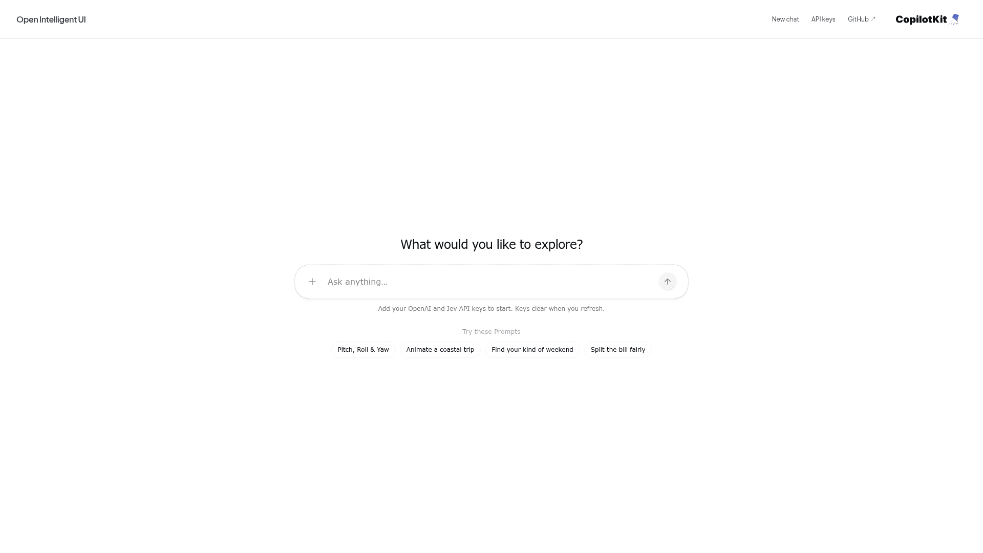 Open Intelligent UI - 1