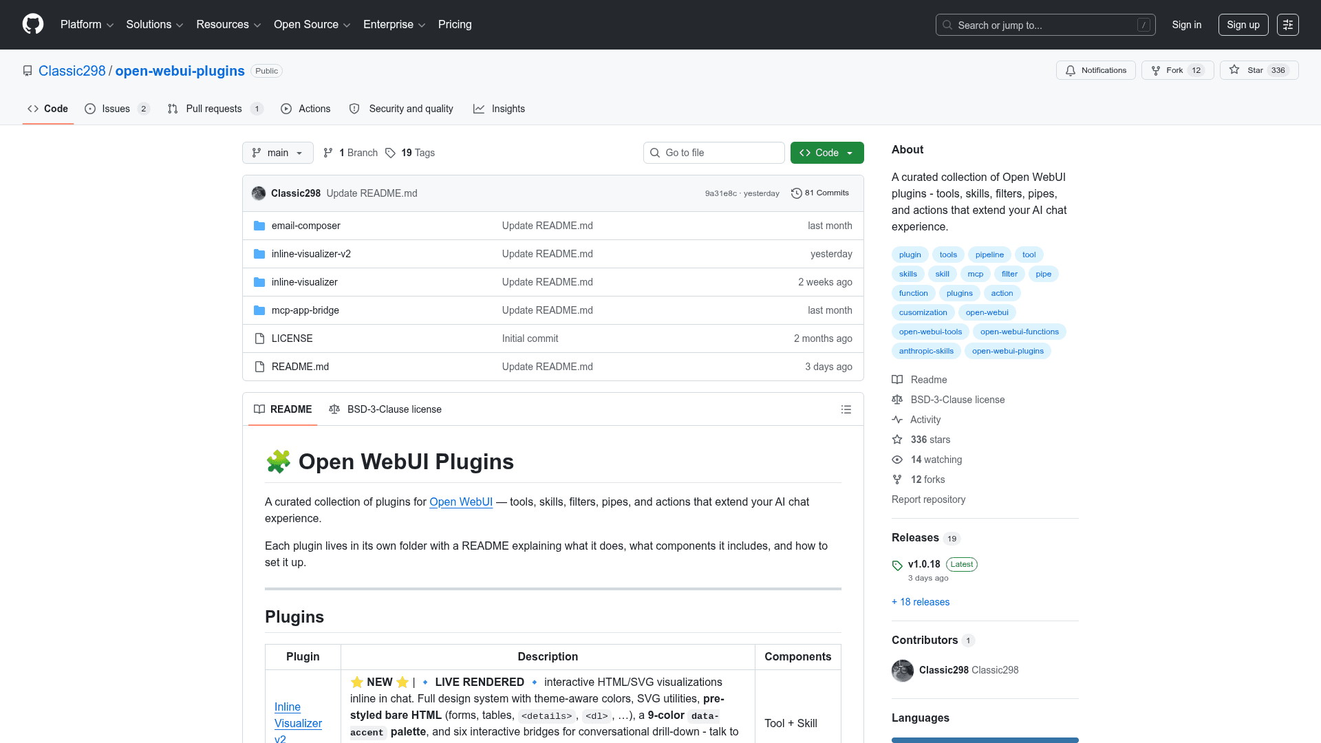 Open WebUI Plugins - 1