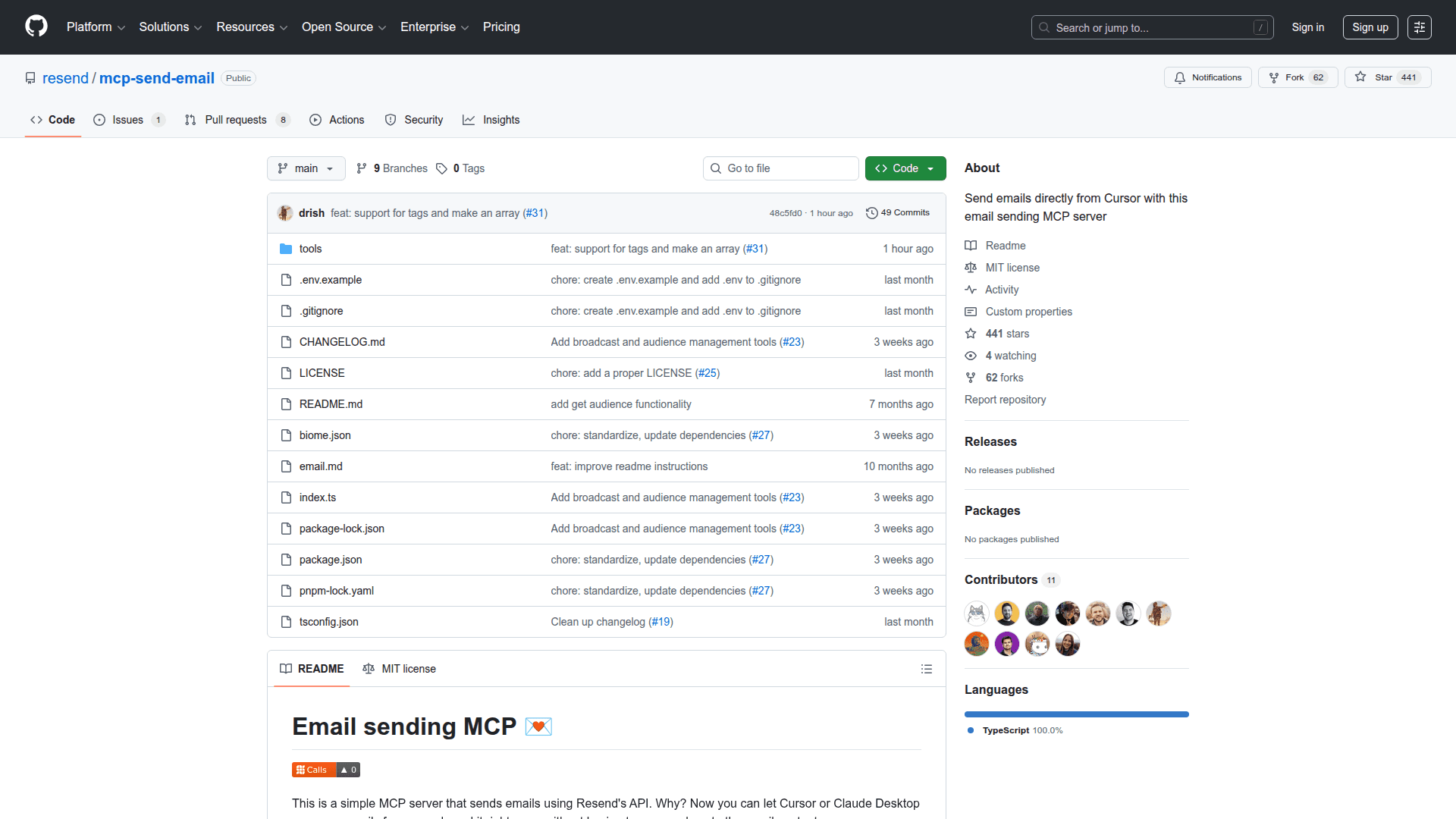 Resend MCP Send Email