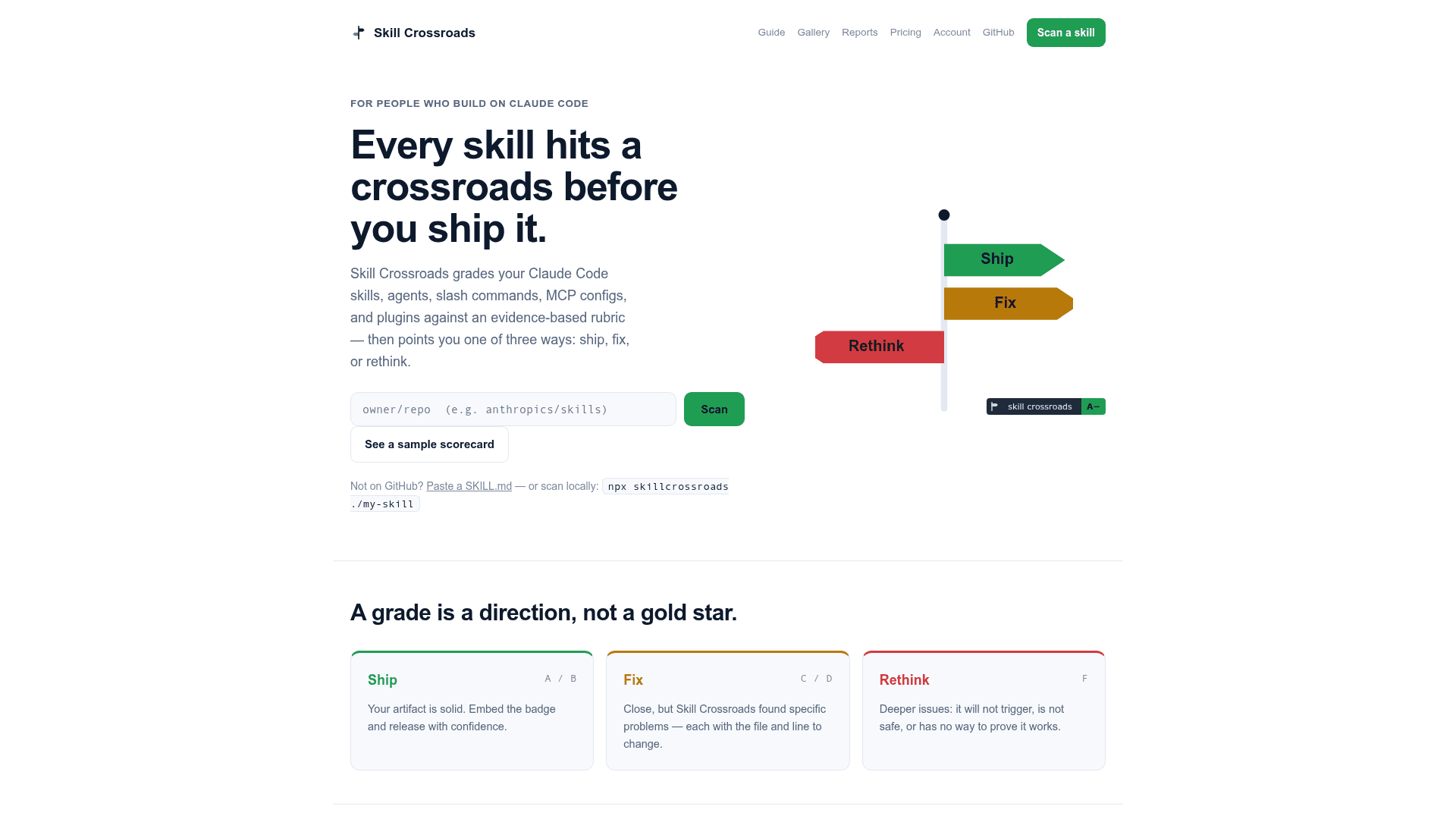 Skill Crossroads - 1
