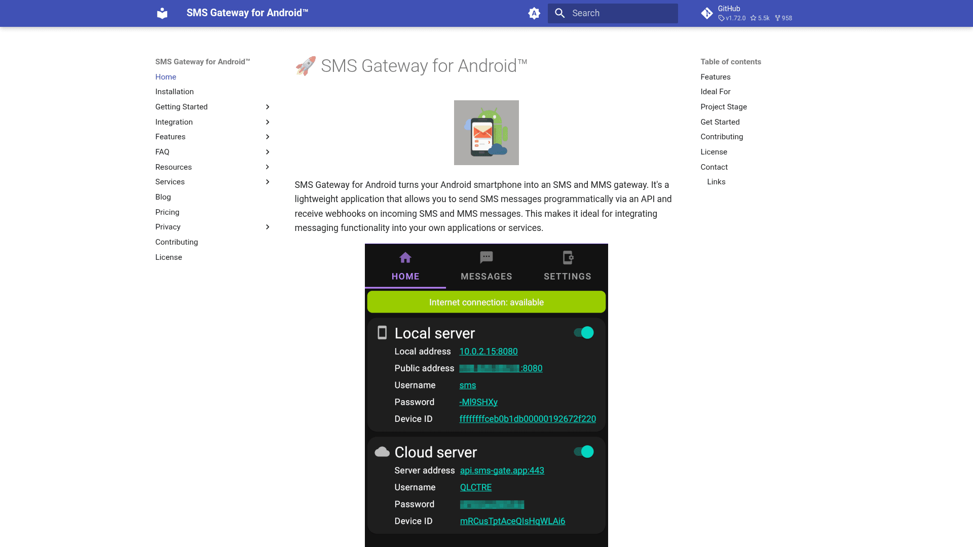 SMS Gateway for Android - 1