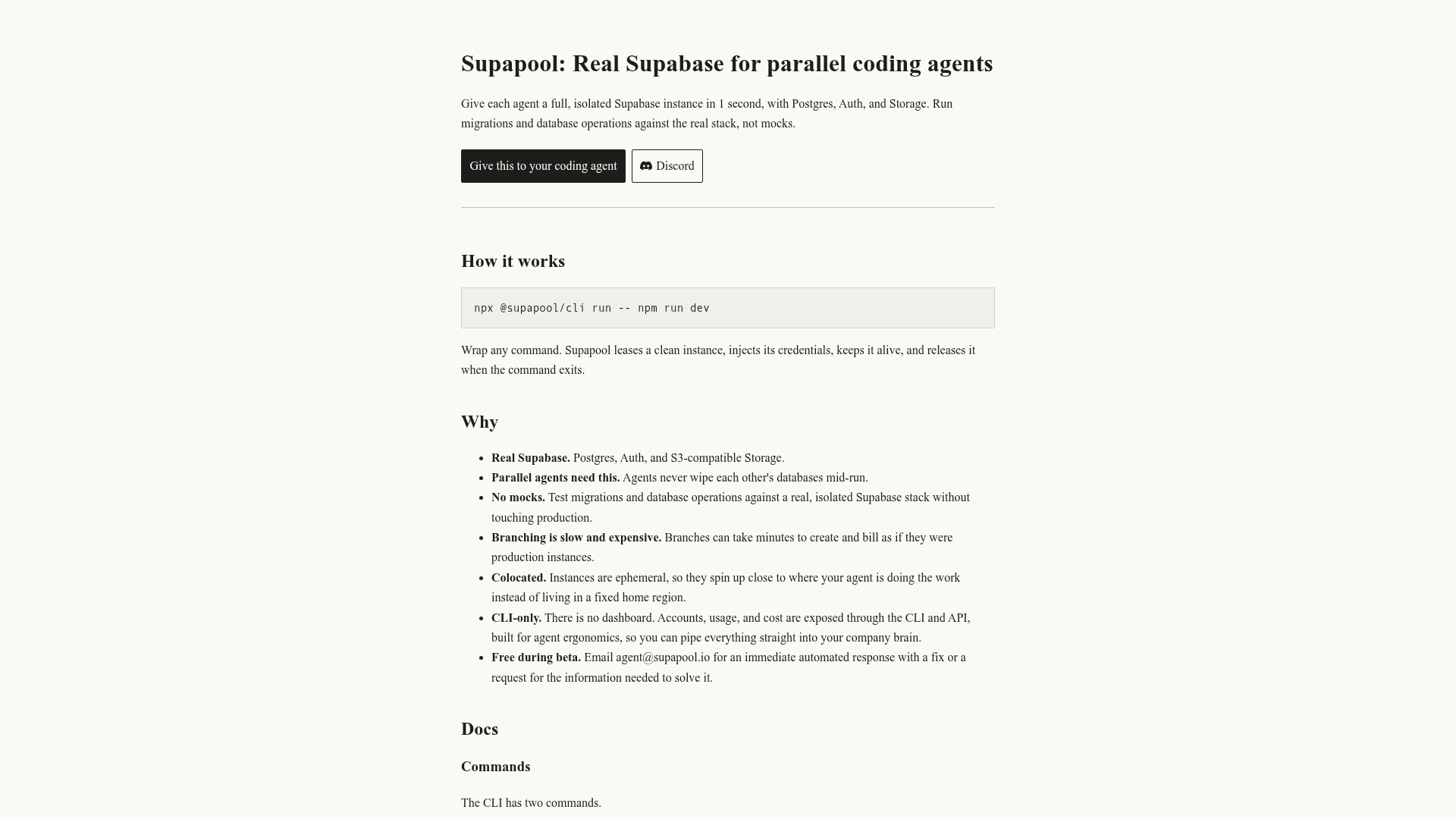 Supapool - 1