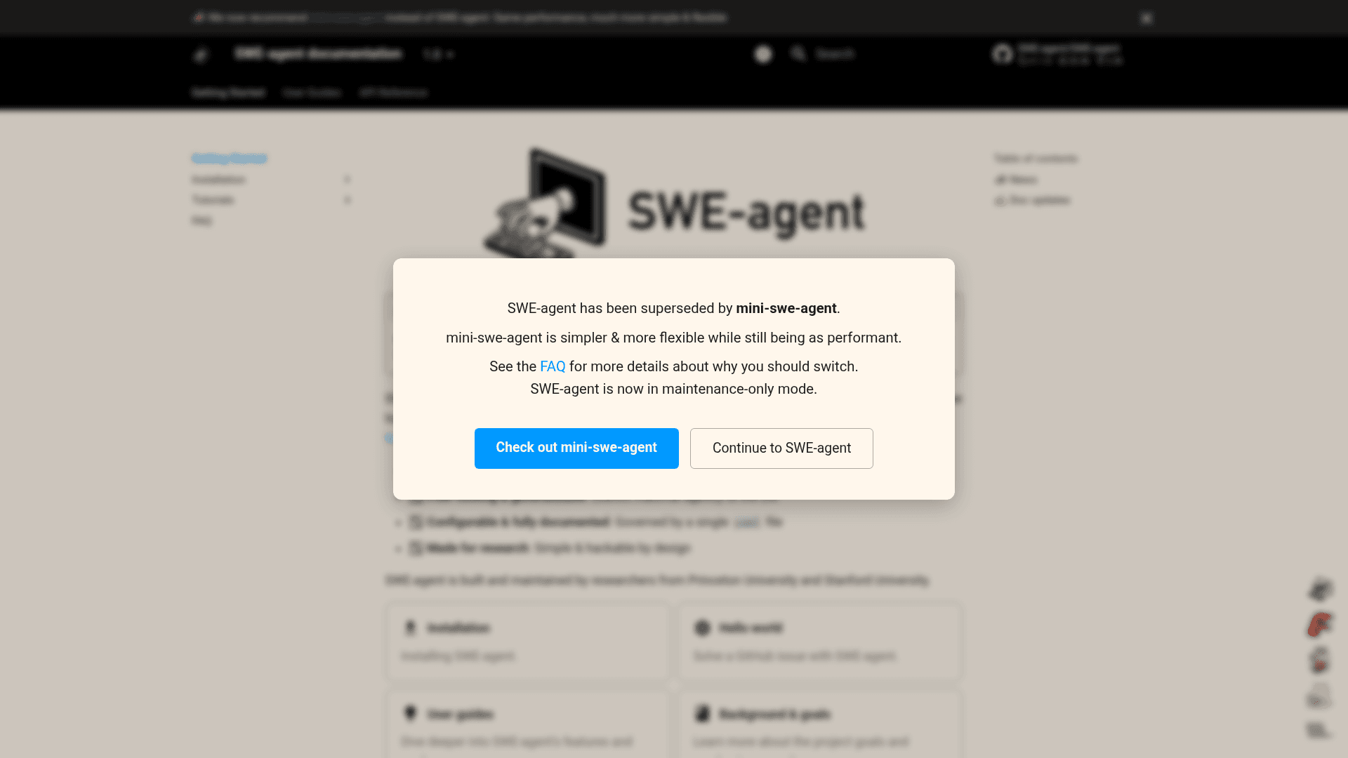 SWE-agent - 1