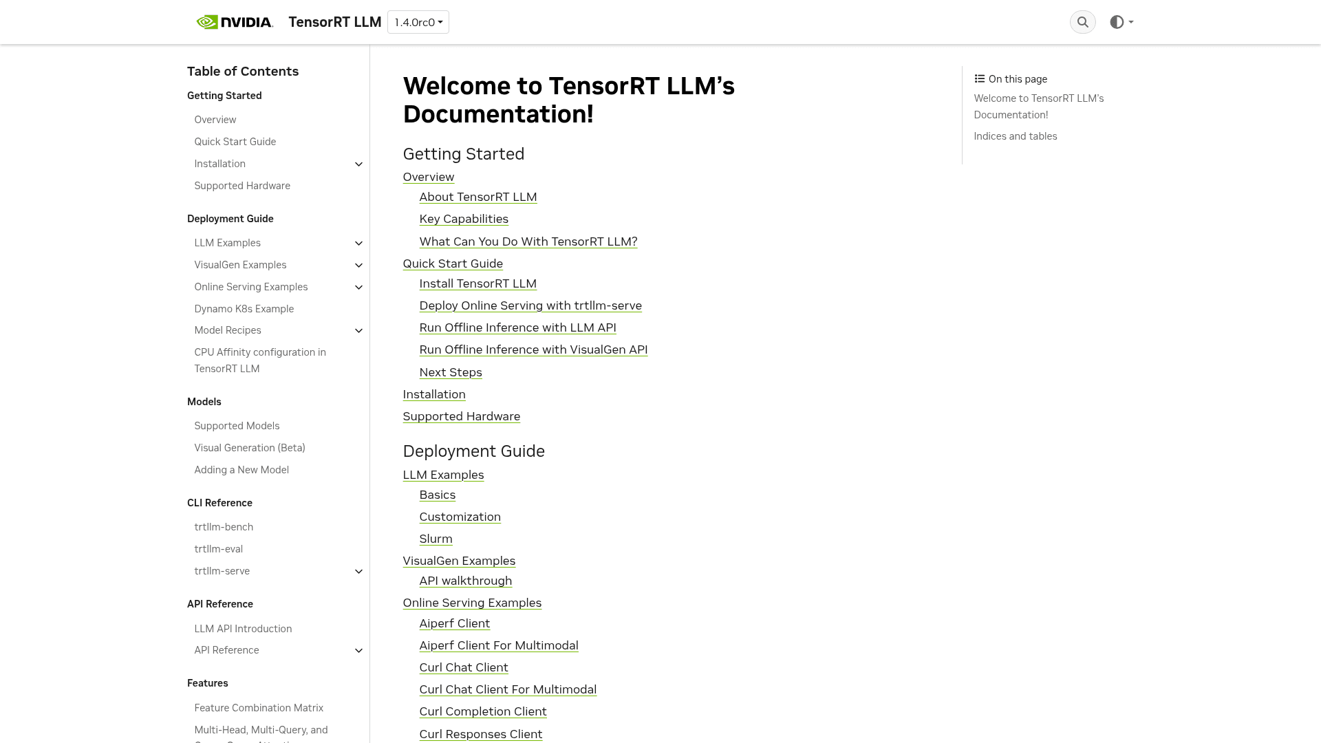 TensorRT LLM - 1