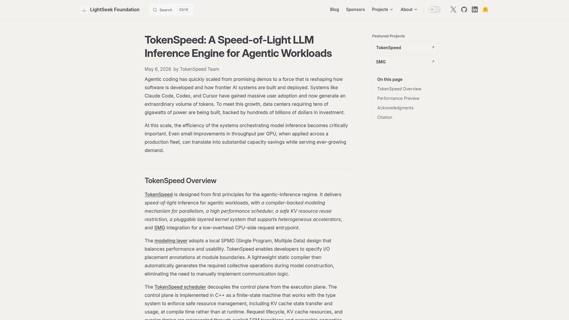 TokenSpeed - 1