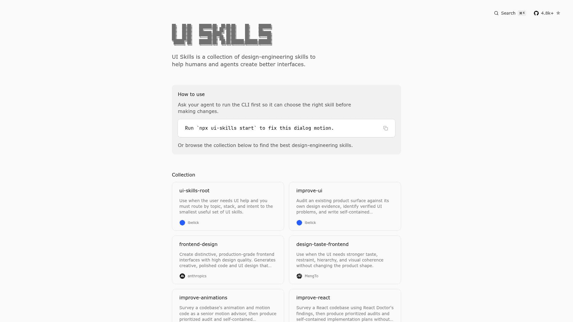 UI Skills - 1