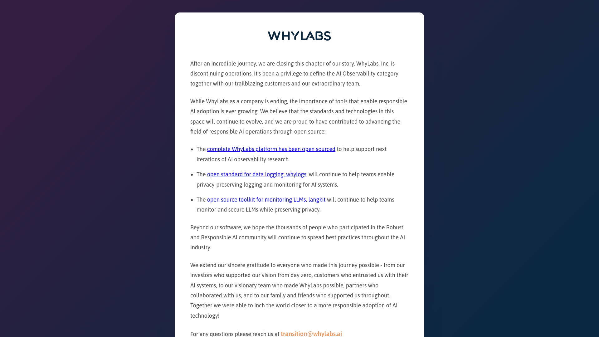WhyLabs - 1