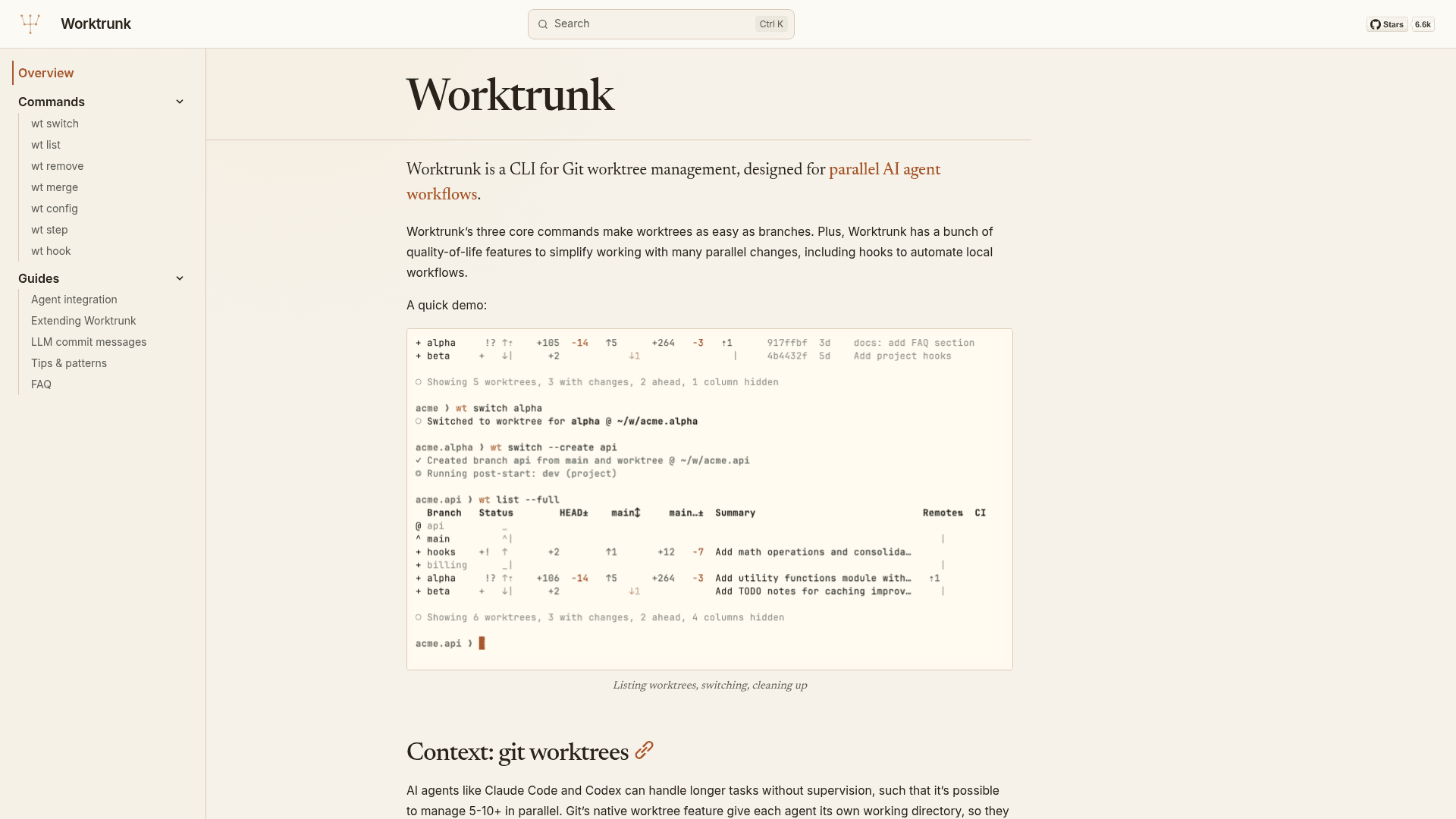 Worktrunk - 1