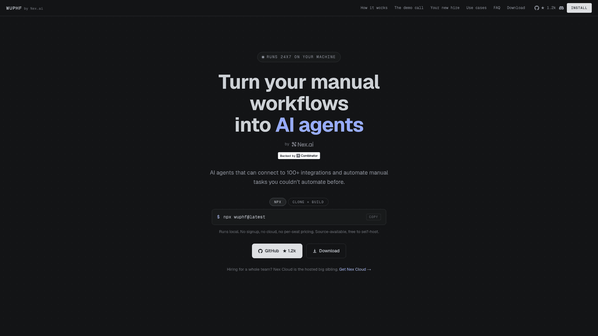 WUPHF screenshot
