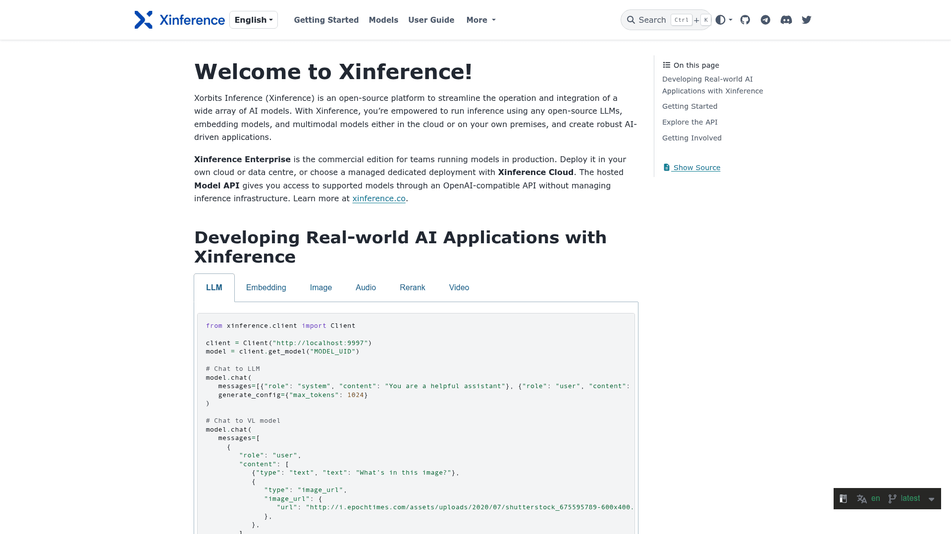 Xinference - 1