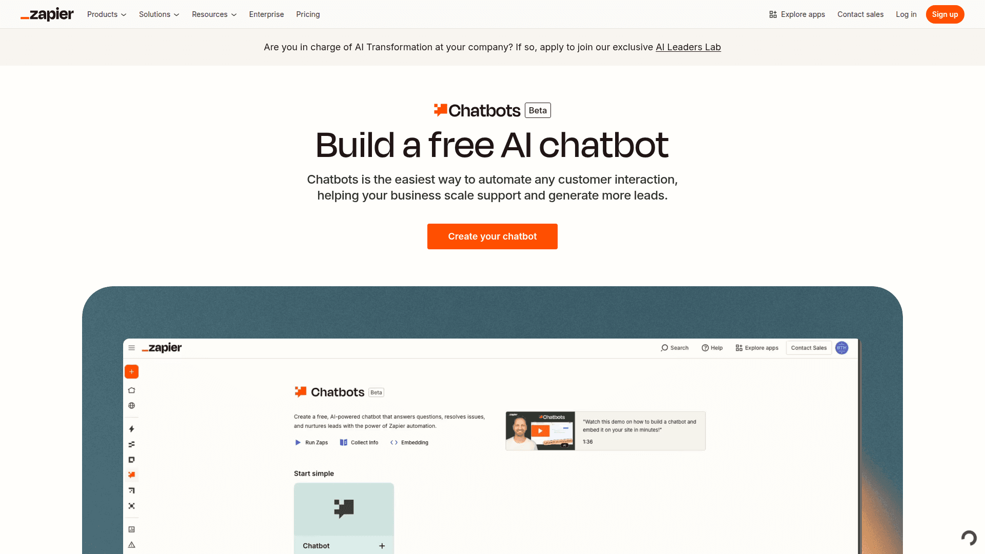 Zapier Chatbots