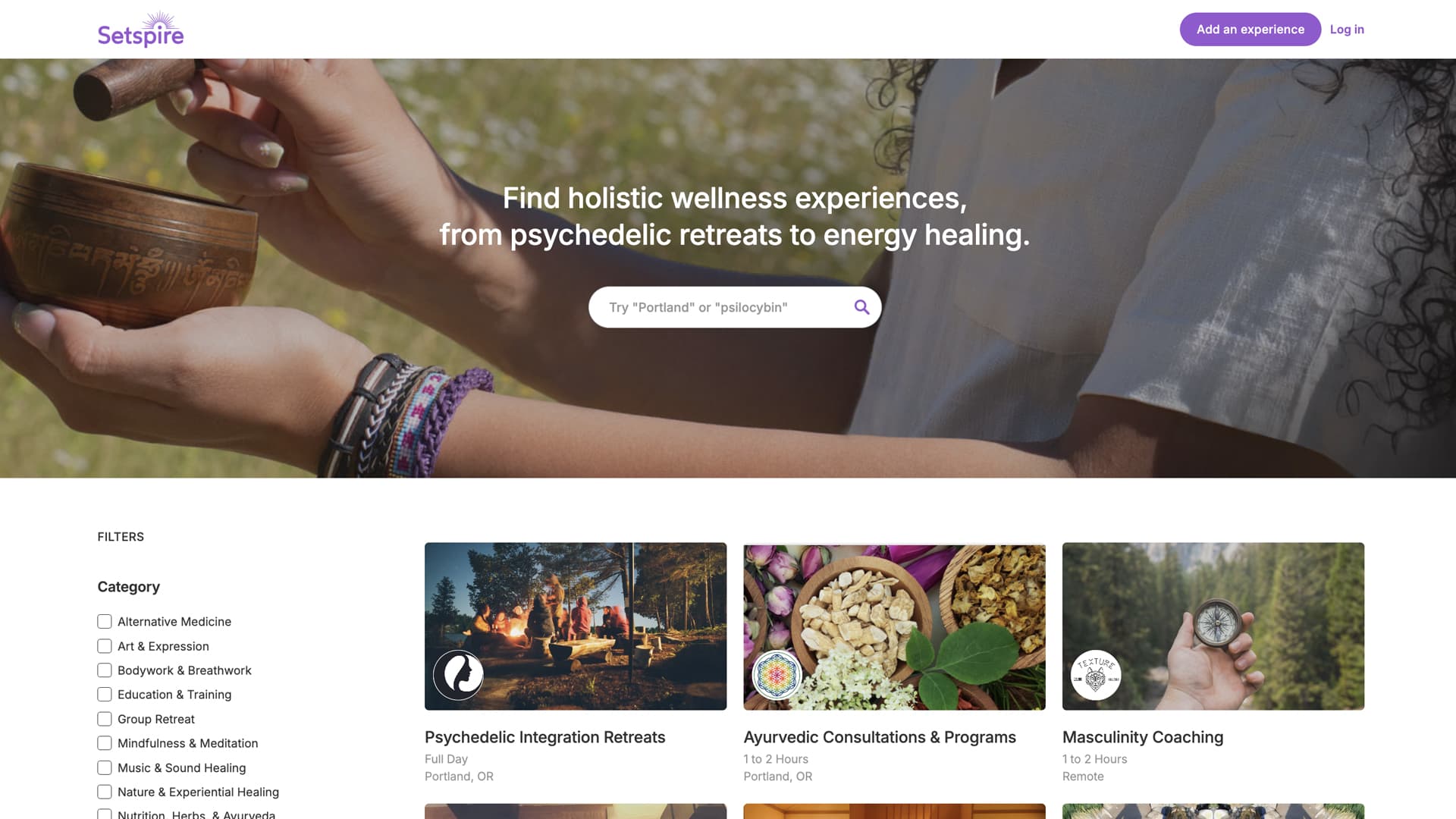 Used Webflow AI to build a directory for local wellness experiences