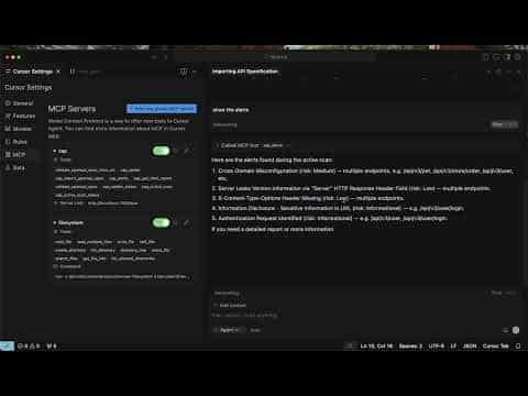 MCP ZAP Server Demo Video