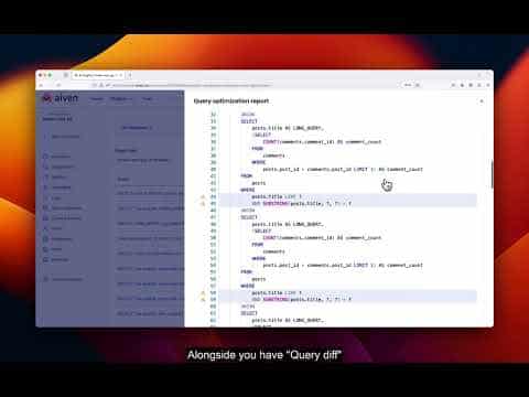 Aiven AI Database Optimizer Demo Video
