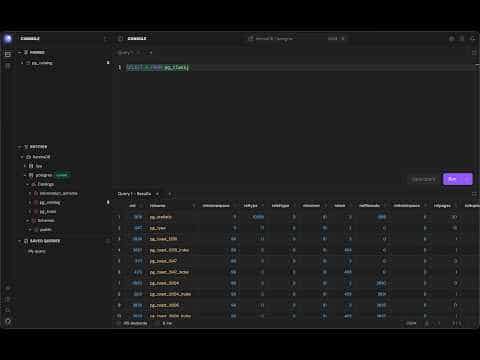 SereneDB Demo Video