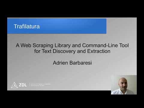 Trafilatura Demo Video