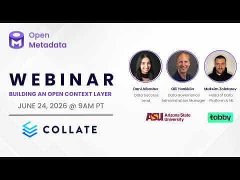 OpenMetadata Demo Video