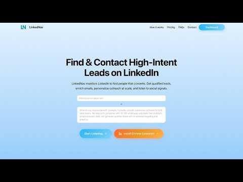 LinkedNav Demo Video