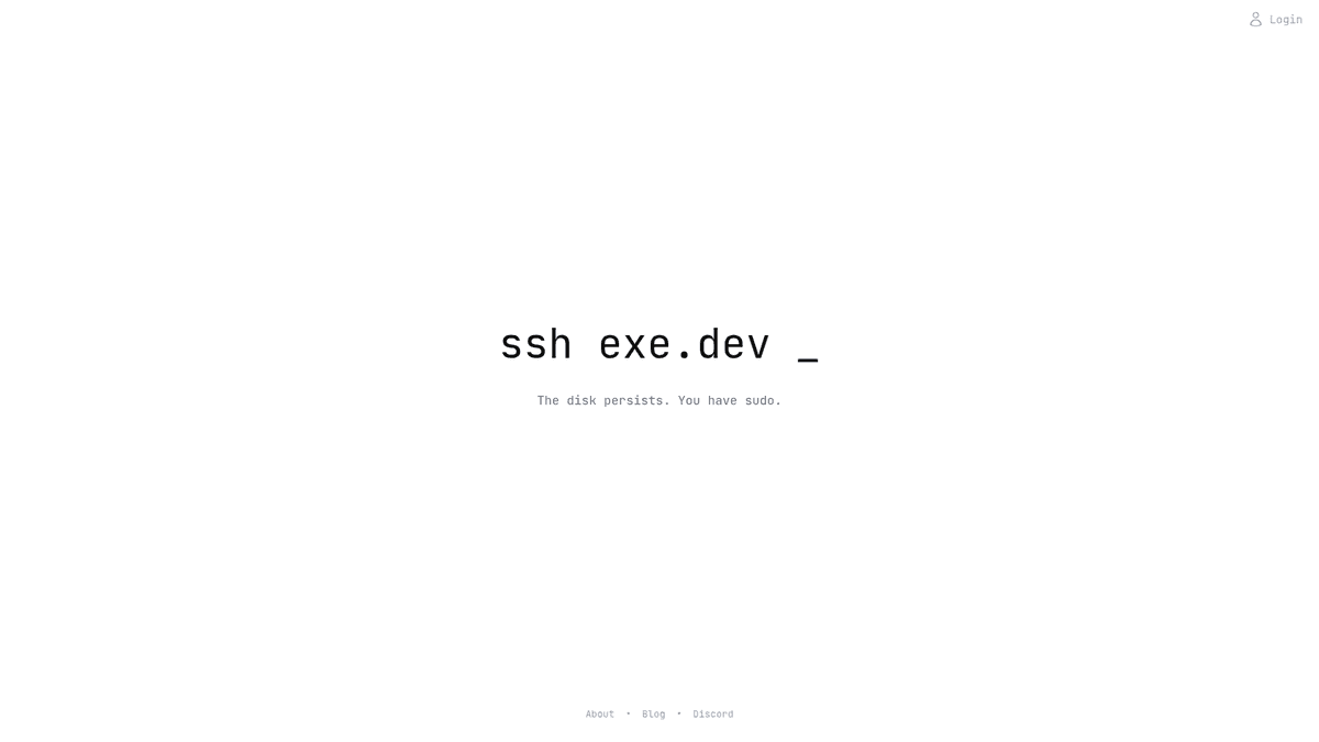 Exdev Script exe.dev - Cloud VMs with SSH Access | EveryDev.ai
