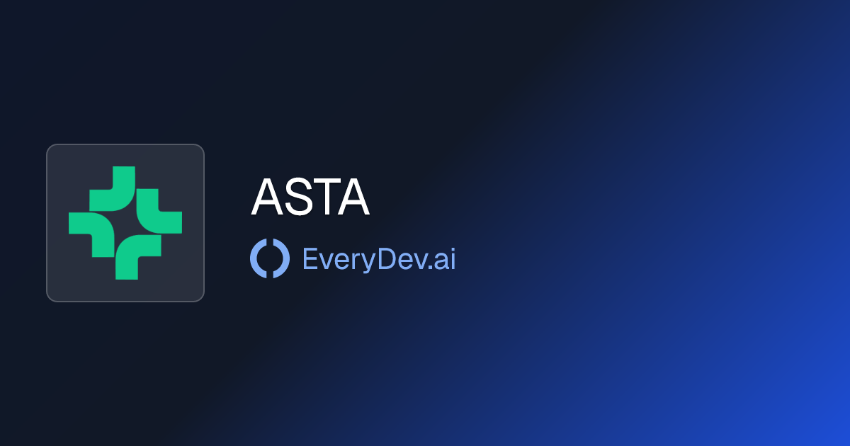 ASTA - AI Scientific Literature Synthesis | EveryDev.ai