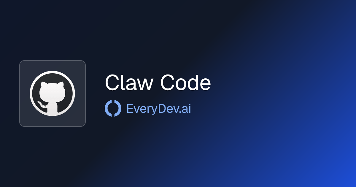 Claw Code - Open Source AI Agent Harness Born from the Claude Code Leak ...