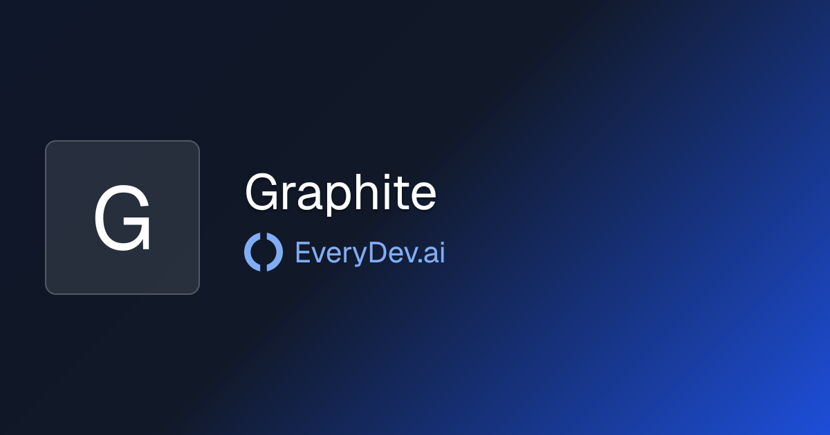 Graphite - AI Code Review Platform for GitHub | EveryDev.ai