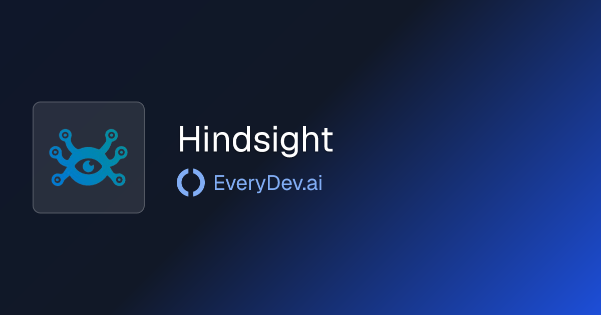 Hindsight - Open Source Agent Memory System | EveryDev.ai
