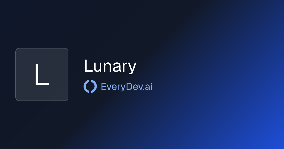 Lunary - Open Source LLM Observability Platform | EveryDev.ai