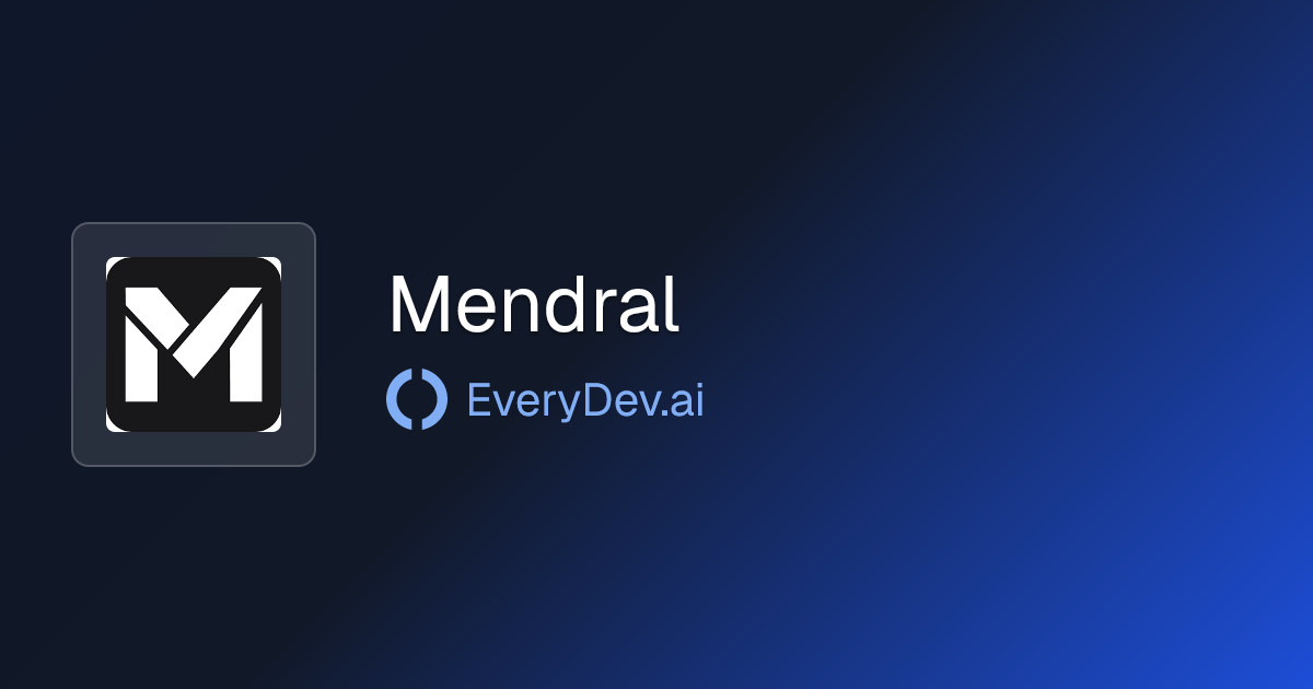 Mendral - AI DevOps Engineer for GitHub | EveryDev.ai