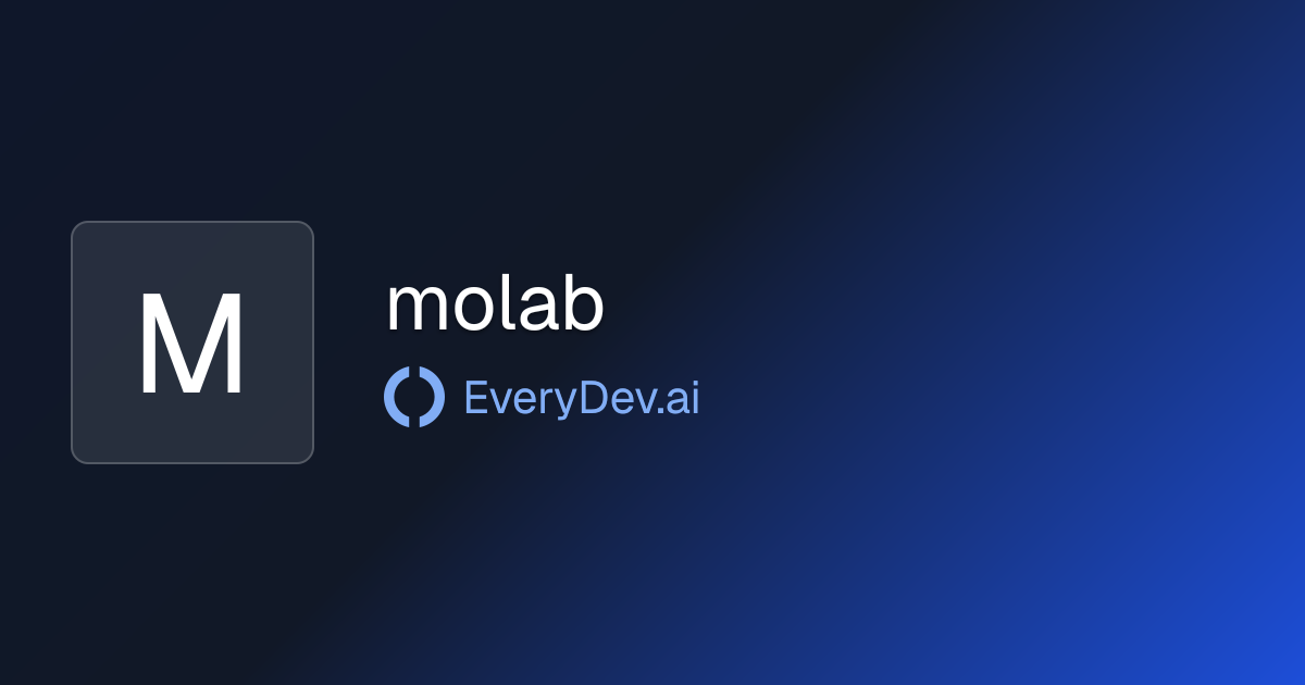 molab - Cloud Hosted Marimo Notebooks | EveryDev.ai
