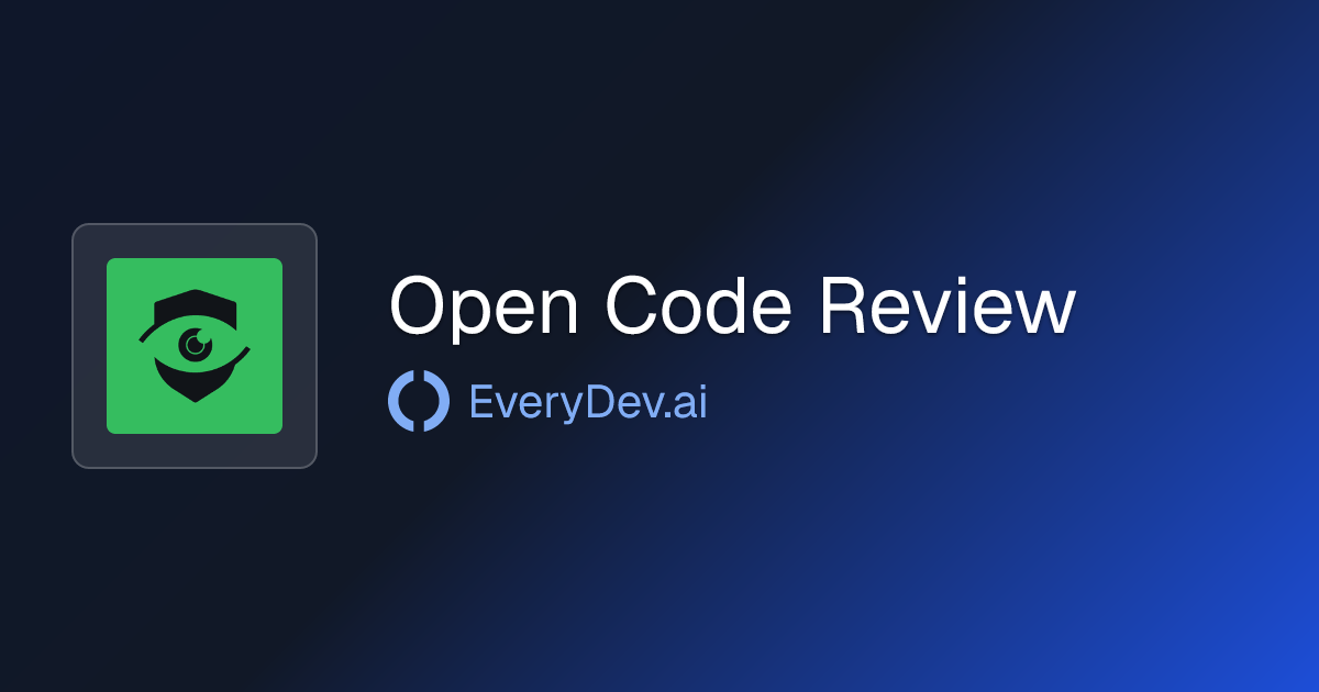 Open Code Review - Open Source AI Code Review CLI | EveryDev.ai