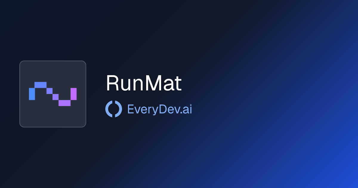 RunMat - GPU Accelerated MATLAB Runtime | EveryDev.ai