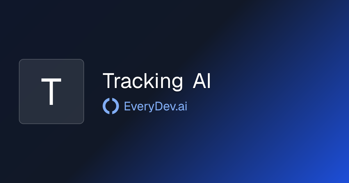 Tracking AI - AI Model IQ and Bias Tracker | EveryDev.ai