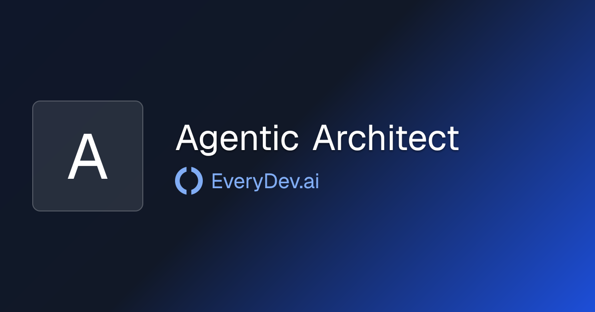 Agentic Architect - Cursor Rules for NET Architecture | EveryDev.ai
