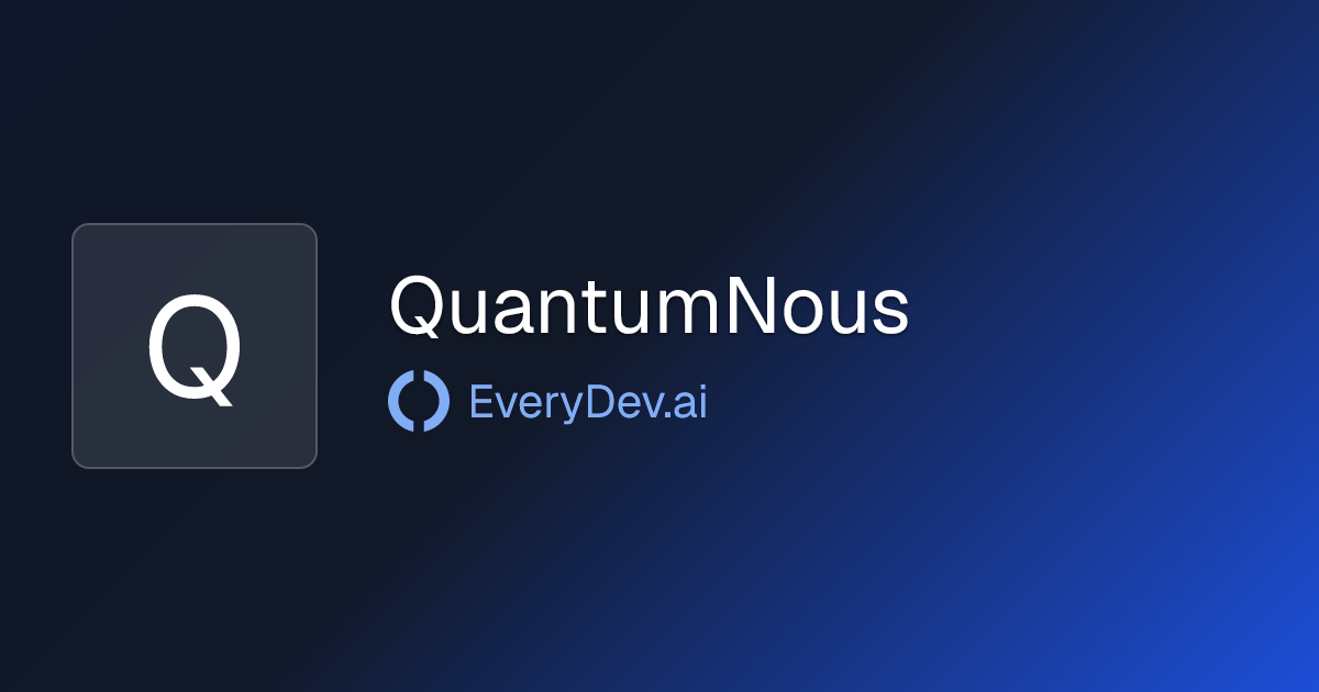 QuantumNous - 1 AI Tool | EveryDev.ai